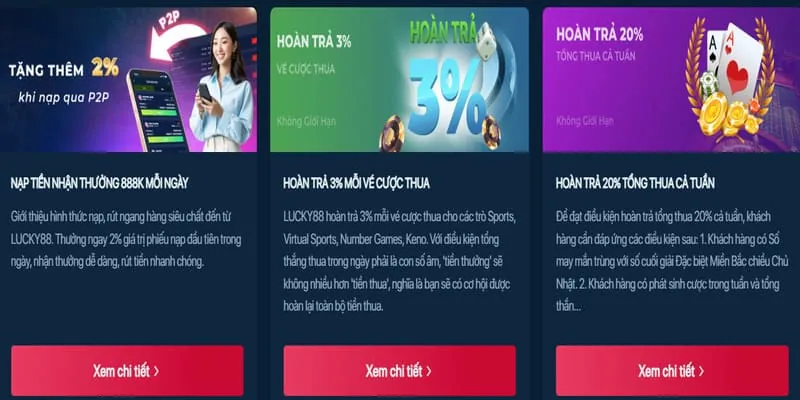 Hình ảnh các trò chơi casino và khuyến mãi